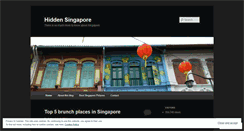 Desktop Screenshot of hiddensingapore.com